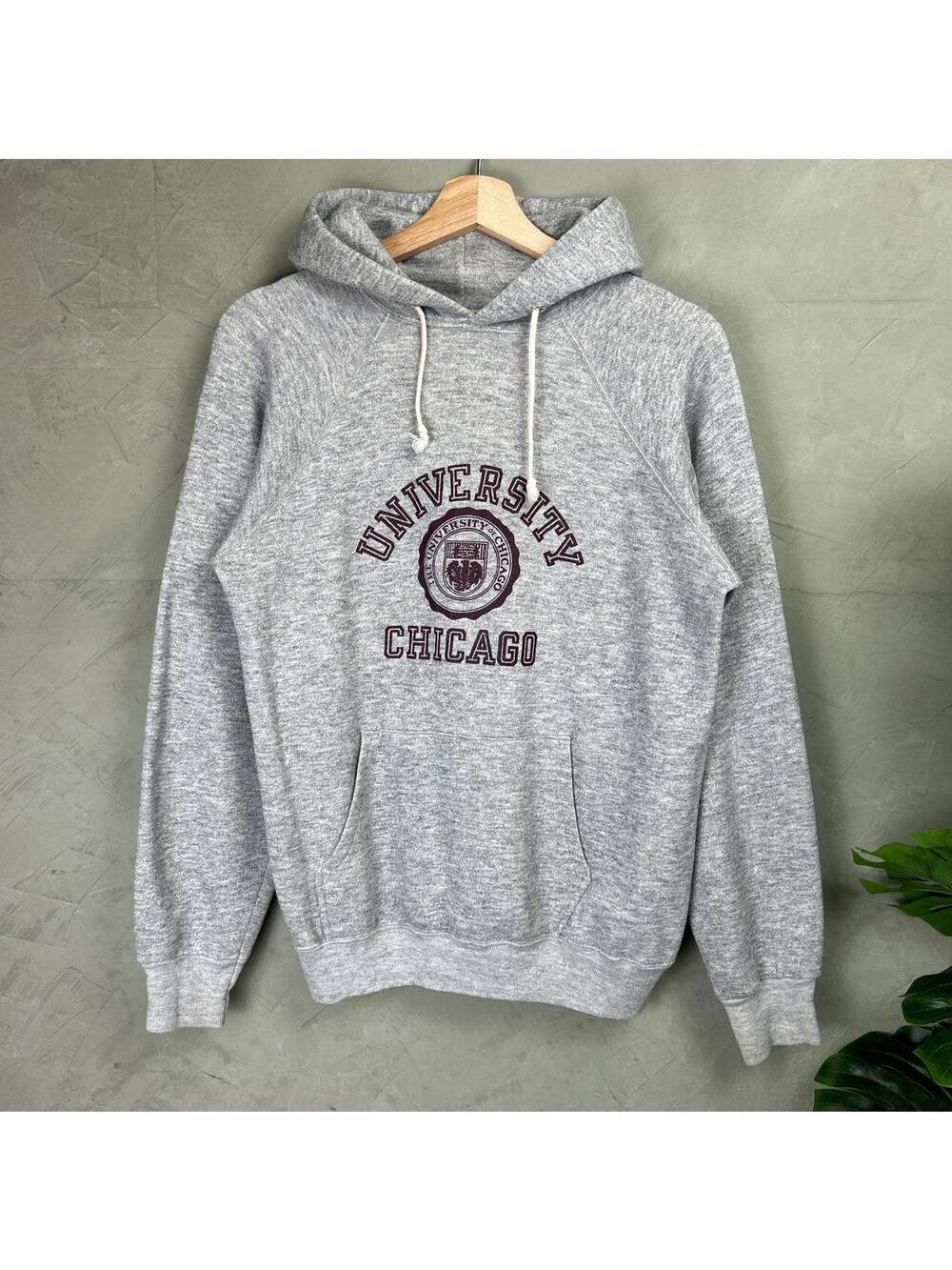 80s Champion University of Chicago USA College Vintage Hoodie M